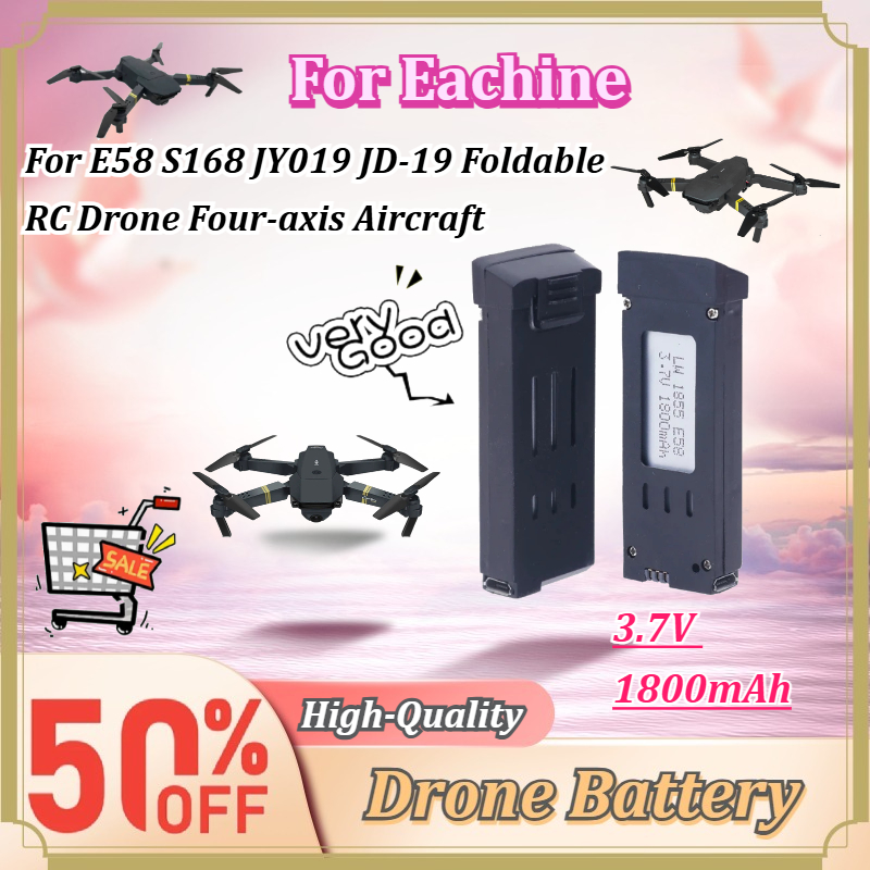 Eachine Drone E58 - Batería Recargable de 3.7V 1800mAh para