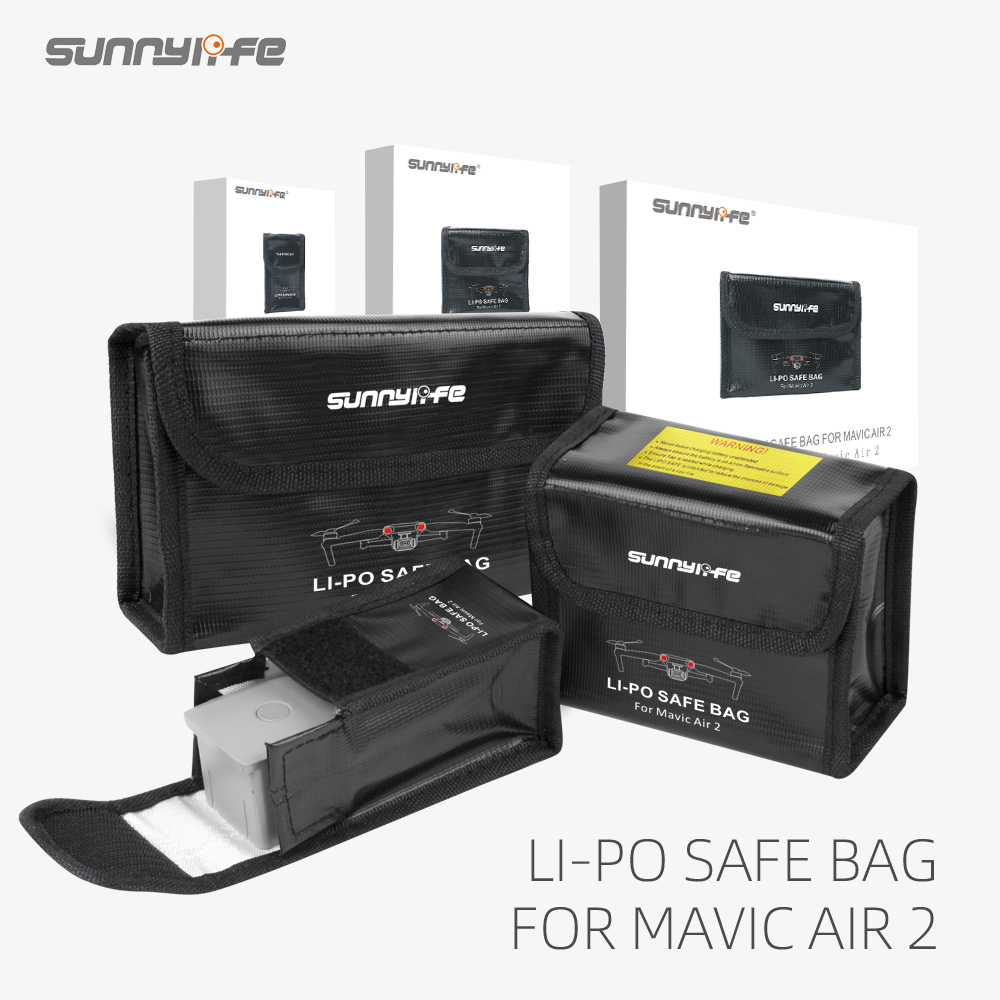 Bolsa segura LiPo para DJI AIR - Drone Battery Bag reseña y precio