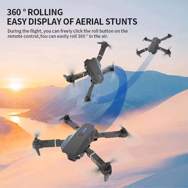 Dron E88 Pro Nuevo y Mejorado  - Eachine Drone E58 reseña y precio