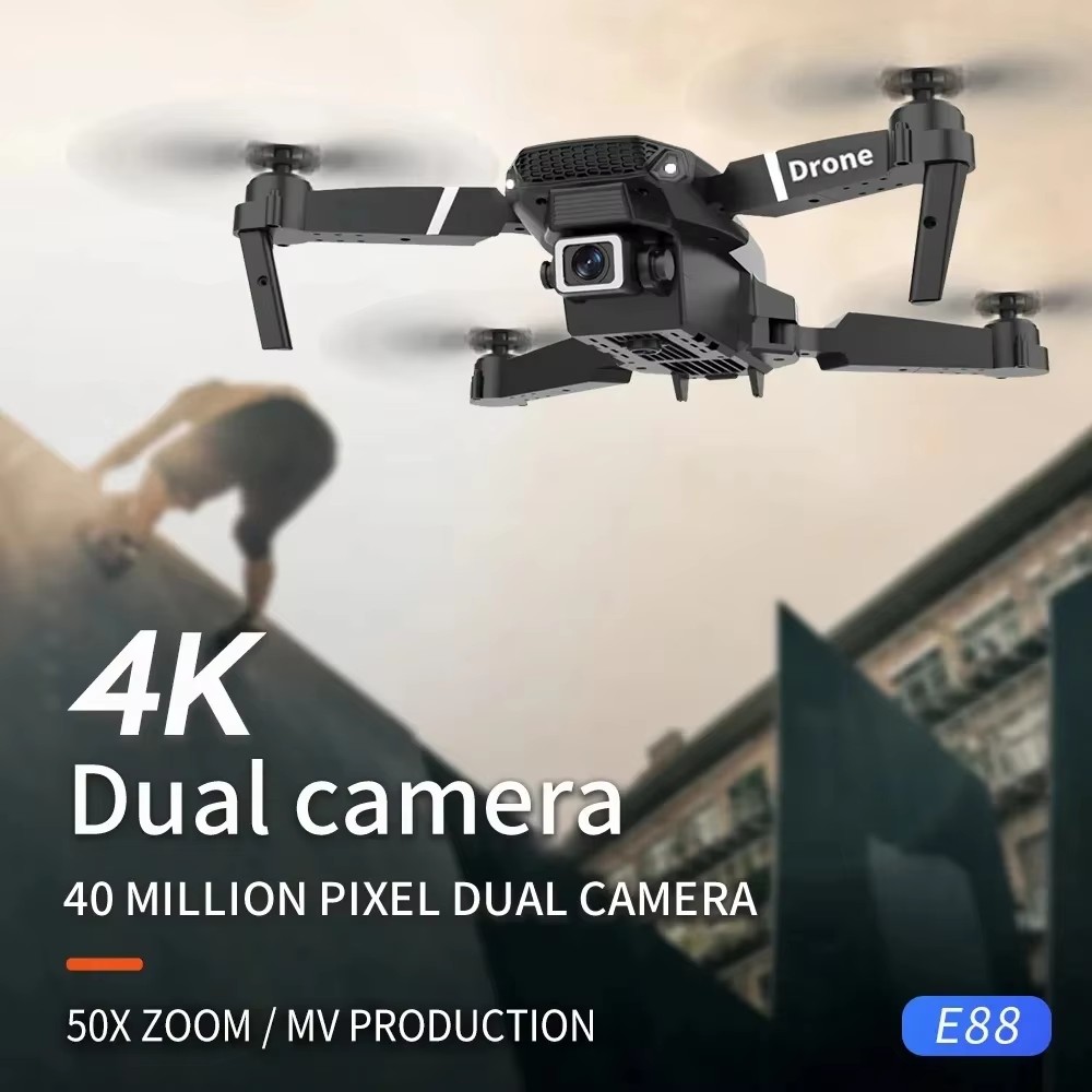 Dron E88 Pro Nuevo y Mejorado  - Eachine Drone E58 reseña y precio